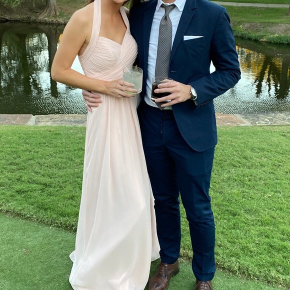 Bella Bridesmaids, Bill Levkoff, 990 in Petal Pink - Picture 2 of 2